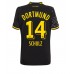 Billige Borussia Dortmund Nico Schulz #14 Bortetrøye Dame 2022-23 Kortermet